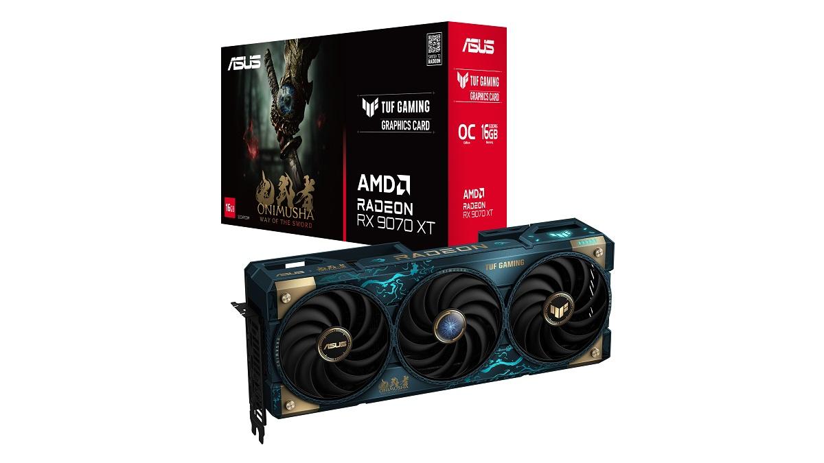 ASUS анонсировала TUF Gaming Radeon RX 9070 XT Onimusha